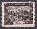 Dortmund Marke / Vignette / Rheinland und Ruhrgebiet in Not! / Zeche Kaiserstuhl I -