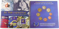 Bundesrepublik Deutschland Deutsche Post / D - Mark und Euro Kursmünzensätze und Sonderbriefmarken -