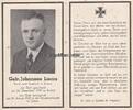 Drittes Reich / Endorf - Sundern Totenzettel / Sterbebild / Gefr. Johannes Lucas Bauer und Gastwirt in Endorf -