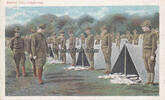 USA Ansichtskarte / Postkarte / Shelter Tent Inspection / Zeltinspektion -