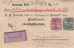 Hennef (Sieg) - Marienheide 1900 Postkarte / Nachnahme / J. F. Jacobi, E... 6.93 US$  +  11.55 US$ shipping