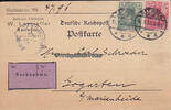 Ratingen - Marienheide 1901 Postkarte / Nachnahme / W. Leysieffer, Ratin... 6.93 US$  +  11.55 US$ shipping