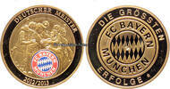 M&uuml;nchen 2012 - 2013 Medaille / Die gr&ouml;ssten Erfolge des FCB / Deutscher ... 20.78 US$  +  13.86 US$ shipping