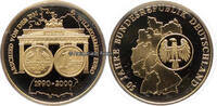 Bundesrepublik Deutschland 1998 Gedenkmedaille / 50 Jahre BRD / 10 Jahre... 17.32 US$  +  13.86 US$ shipping