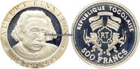 Togo / Togolaise 500 Francs 2000 Medaille / Albert Einstein 1879 - 1955 ... 43.88 US$  +  13.86 US$ shipping
