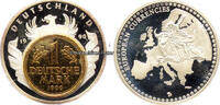Deutschland 1 DM 1996 Medaille - Das Geld Europas Polierte Platte 9.24 US$  +  11.55 US$ shipping