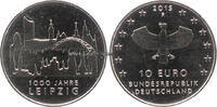 Bundesrepublik Deutschland / Leipzig 10 Euro 2015 1000 Jahre Leipzig in ... 16.17 US$  +  11.55 US$ shipping