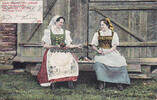 Deutsches Reich 1903 Ansichtskarte / Postkarte / Zwoa Bleamlan sein olla... 38.98 元  ＋  77.96 元 运费