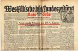 Drittes Reich / Westfalen 15.7.1942 Westf&auml;lische Landeszeitung Rote Erde... 140.32 元  ＋  93.55 元 运费