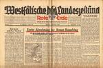 Drittes Reich / Westfalen 7.12.1943 Westf&auml;lische Landeszeitung Rote Erde... 140.32 元  ＋  93.55 元 运费