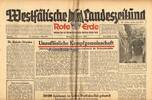 Drittes Reich / Westfalen 13.12.1943 Westf&auml;lische Landeszeitung Rote Erd... 140.32 元  ＋  93.55 元 运费