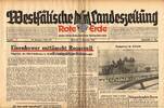 Drittes Reich / Westfalen 15.12.1943 Westf&auml;lische Landeszeitung Rote Erd... 140.32 元  ＋  93.55 元 运费