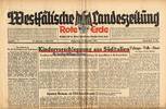 Drittes Reich / Westfalen 16.12.1943 Westf&auml;lische Landeszeitung Rote Erd... 140.32 元  ＋  93.55 元 运费