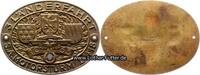  1933 Drittes Reich N. S. K. K / Bronzeplakette / S. A. Motorsturm I/418,3 Länderfahrt 1-2/VZ