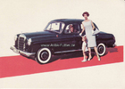 Bundesrepublik Werbekarte/Mercedes-Benz 180D -
