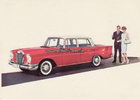 Bundesrepublik Werbekarte/Mercedes-Benz 220S -