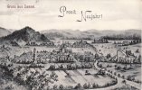 Dassel Ansichtskarte/Gruss aus Dassel./Prosit Neujahr! -
