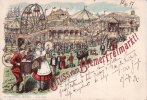  1897 Bremen Ansichtskarte/Gruss vom Bremer Freimarkt! 2