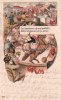  1900 Deutsches Reich Litho/Gruss/Im Hippodrom ich muß gesteh\ n, Gibt\ s intressantes oft zu seh\ n!  2