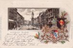 Würzburg Prägekarte/Würzburg, Domstrasse -