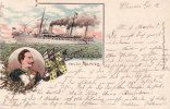 Deutsches Reich Litho/Gruss von der Marine. -
