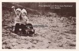 Deutsches Reich Ansichtskarte/Postkarte/Prinz Wilhelm und Prinz Louis Ferdinand beim Rodeln. -