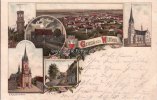 1900 Litho/Gruss aus Witten./Helenenthurm/Marien-Kirche/Haus-Witten/Die Wittener... 2