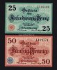 Osnabrück 25 Pfg 50 Pfg Handelskammer -