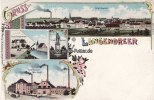 Langendreer/Bochum 1900 Litho/Gruss aus Langendreer/Total-Ansicht/Haus Langendreer/Krieger Denkmal/... 3