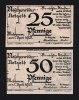 Nöschenrode 25 Pfg,50 Pfg Gemeinde -
