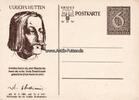 Drittes Reich WHW Ganzsachenkarte/Ulrich v. Hutten/Sterben kann ich, aber Knecht sein kann... -