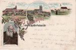Bad Staffelstein/Horsdorf, Ebensfeld Litho/Gruss aus dem Mainthal./Schloss Banz./Jvo.v. Staffelberg./Wohlfahrts-.. -