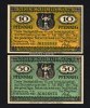 Neidenburg/Polen 10 Pf.,50 Pf Stadt -