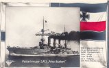 Deutsches Reich Ansichtskarte/Postkarte/Panzerkreuzer S.M.S. "Prinz Adalbert." -