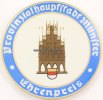 Münster Porzellanteller/Ehrenpreis/Segel-Club-Münster Verbandsregatta 27. und 28. Juni -
