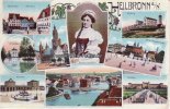 Heilbronn a./N. Ansichtskarte/Postkarte/Heilbronn a./N./Kätchenhaus/Marktplatz/Wartberg/... -
