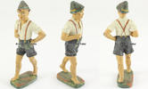 Deutsches Reich Elastolin Massefigur / Hirtenjunge -