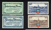 Uerdingen am Rhein / Rheinland 25 Pfg. / 50 Pfg. Stadt Uerdingen am Rhein -