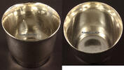  6. 5. 1937 Dänemark / Kopenhagen Taufbecher / Becher im Hammerschlag / Georg Jensen 2-3
