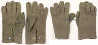 Drittes Reich Paar Handschuhe für Offiziere der Wehrmacht / Wildleder -