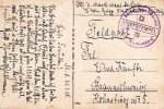 Deutsches Reich Ansichtskarte mit Feldpoststempel, Kaiserliche Marine,S.M.S.Württemberg -