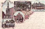 Dortmund(4600) Lithographie/Gruss aus Dortmund -