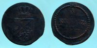 BADEN 1/2 Kreuzer -