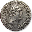 ROMAN REPUBLIC AR silver denarius circa 41 B.C. Mark Antony and Octavian, with M. Barbatius, Ephesus mint (?) VF+ / EF-lightly toned, banker
