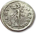 ROMAN EMPIRE AR silver denarius circa 202-203 A.D. Geta as Caesar, Laodicea ad Mare mint - MARTI VICTORI - great centering - VF+ / EF-lightly toned, beautifully centered and f