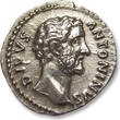 ROMAN EMPIRE AR silver denarius after 161 A.D. DIVVS Antoninus Pius, Rome mint - DIVO PIO - EF / EF+ nice bright silver