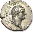 ROMAN EMPIRE AR silver denarius 76-77 A.D. Domitian / Domitianus as Caesar, Rome VF+ attractively toned