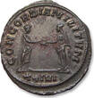 ROMAN EMPIRE AE/BI silvered antoninianus 274-275 A.D. Aurelianus, Siscia - CONCORDIA MILiTVM, mintmark XXIVI - almost as minted EF / EF+ original silvering present under the pati