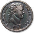 FRANCE - PREMIER EMPIRE AR 1/2 franc - demi-franc 1808 A.D. Napoleon Bonaparte - Bordeaux mint - 1808 K - VF+ / EF-dark steelgrey patina with hints of blue