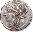 ROMAN EMPIRE AR silver denarius 104 B.C. L. Appuleius Saturninus, Rome mint VF+ / EF-attractive light steelgrey toning with hi